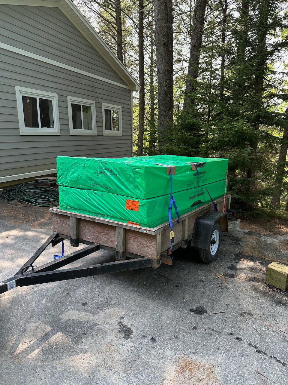 FastSlab materials ready to be transported to the build site