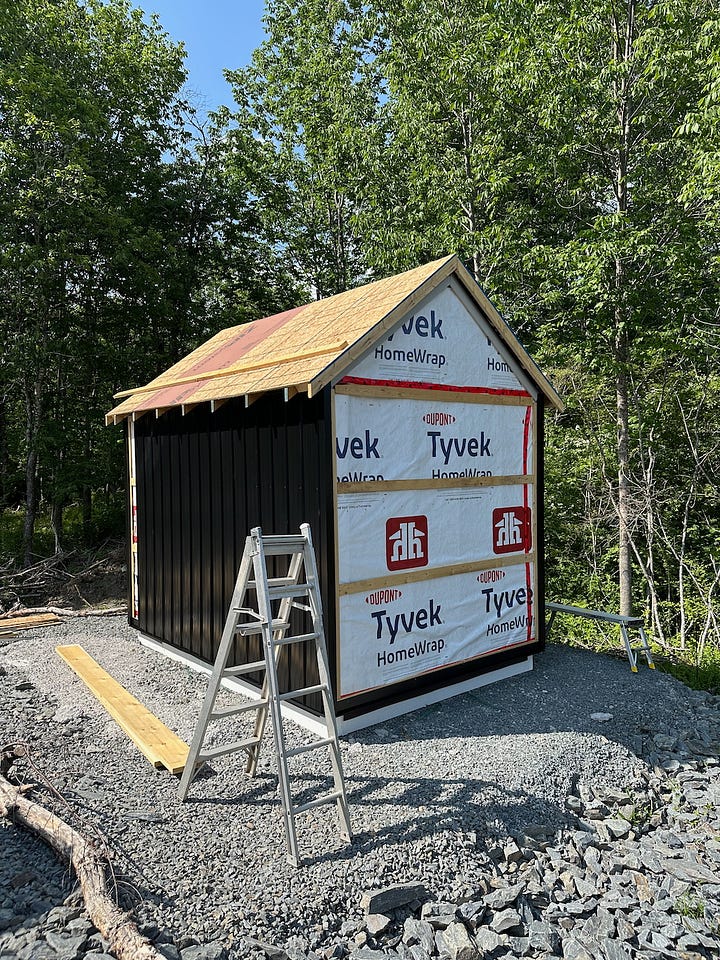 Adding and completing the siding