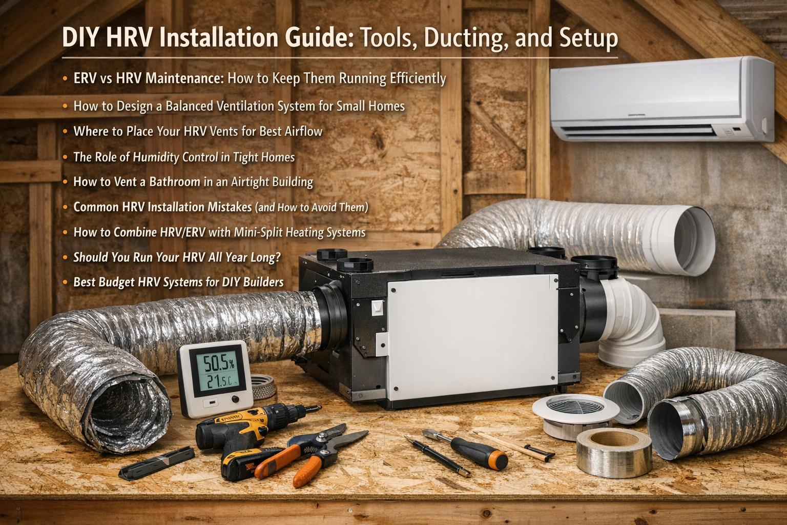 DIY HRV Installation Guide: Tools, Ducting, and Setup